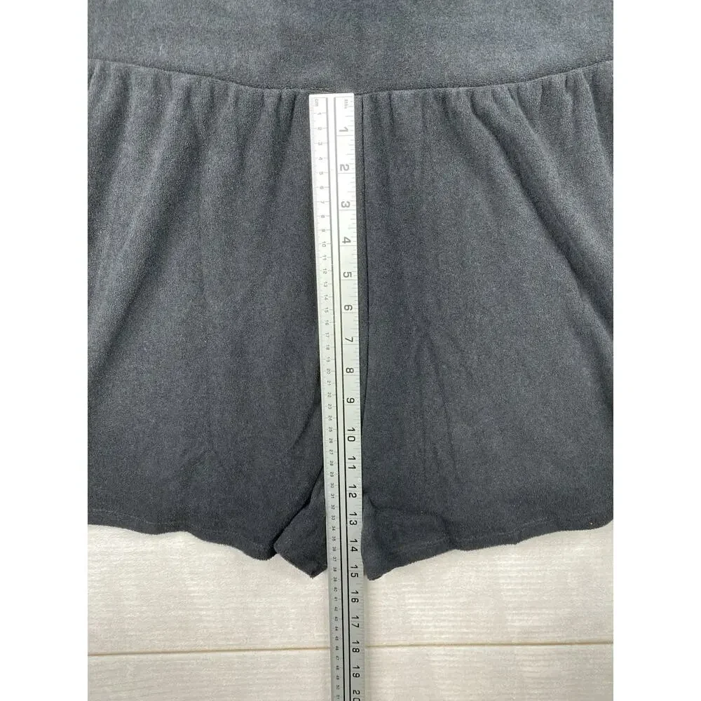 Wild Fable Shortall Womens L Black Terry Cloth Short Romper Halter Beach NWT! - Picture 9 of 13